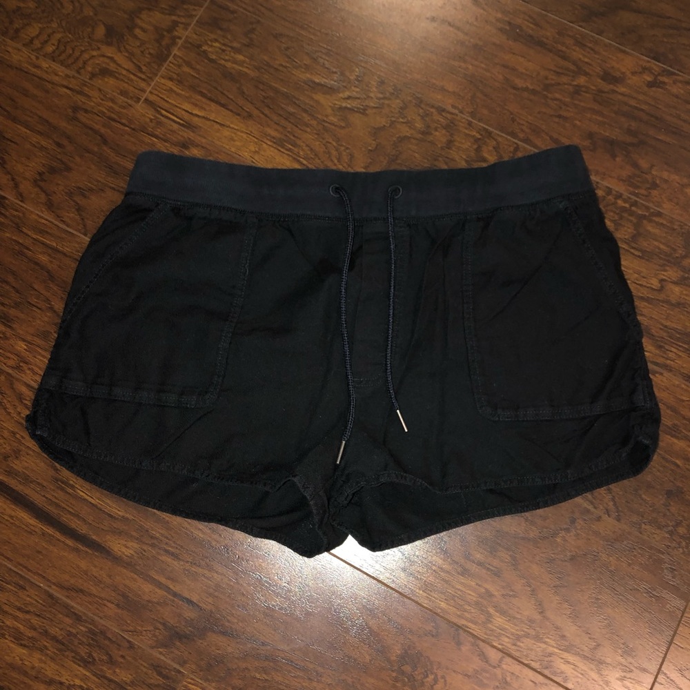 Basic black shorts